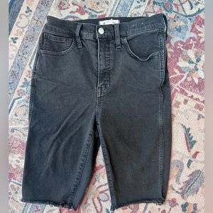 Madewell Jean Biker Shorts